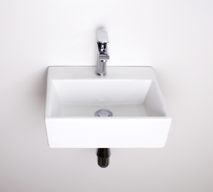 Baby Square Wall-Hung 380x300mmx125mm White