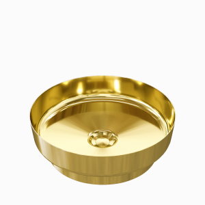 Bauhaus Countertop Basin 450x135mm Brass