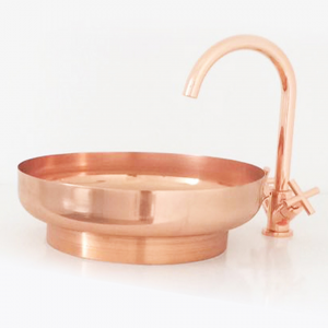 Copper Bauhaus Basin 420*420*135mm