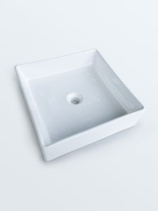Block Basin Countertop Basin 440x440x20mm White