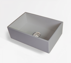 Single Butler Basin - Concrete Grey