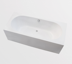 Cube Freestanding Composite Bath 1800x800x600mm White