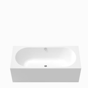Cube Freestanding Composite Bath 1800x800x600mm White