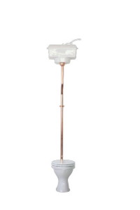 High Level Cistern Complete with downpipe