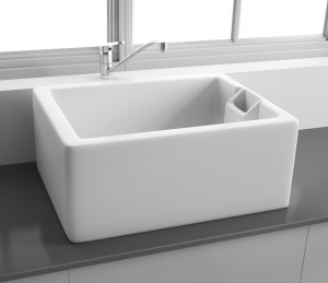 Jenefer Kitchen Sink 595x455mm White
