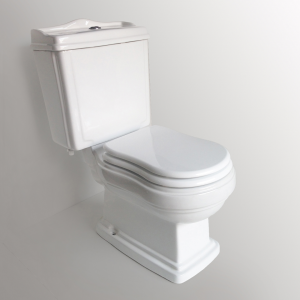 Retro Close-Coupled Toilet 680x880mm White