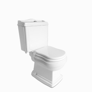 Retro Close-Coupled Toilet 680x880mm White