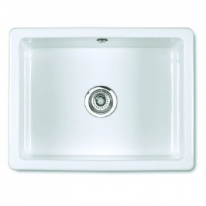 Inset 600 Butler Sink 595x460x255mm White