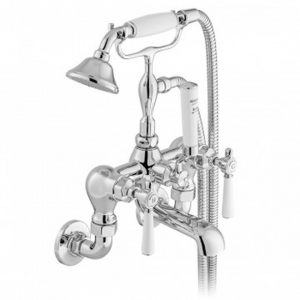 Wall Mounted Bath Shower Mixer With Shower Kit