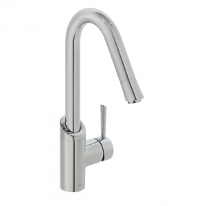 Kori Mono Sink Mixer Single Lever Deck Mounted With Swivel Spout Chrome