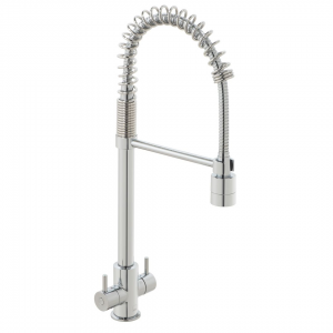 Vibe Professional Mono Sink Mixer Deck Mounted With Swivel Spout Chrome