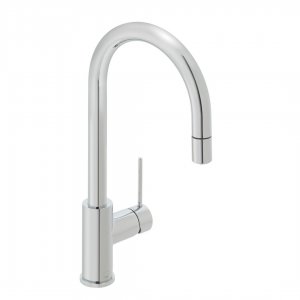 Zoo Curve Mono Sink Mixer Deck Mounted Chrome