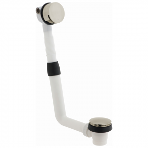 Vado - Pop-Up Bath Waste Outlet System Complete - Brushed Nickel