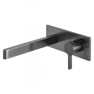 Vado - Edit  Wall Mounted Basin Mixer - Brushed Black