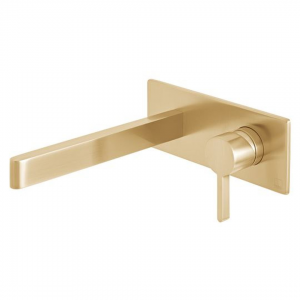 Vado - Edit  Wall Mounted Basin Mixer - Brushed Gold