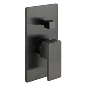Vado - Notion Single Lever Mixer with Diverter  - Brushed Black