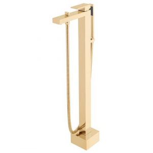 Vado - Notion Freestanding Bath Mixer - Brushed Gold