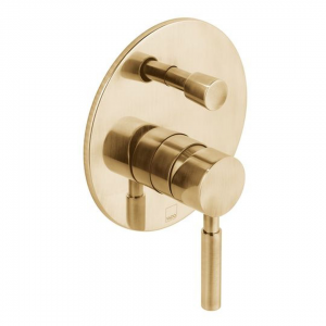 Vado - Origins Single Lever Mixer with Diverter  - Brushed Gold