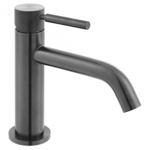 Vado - Origins Knurled Basin Mixer - Brushed Black