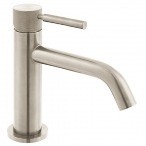 Vado - Origins Knurled Basin Mixer - Brushed Nickel