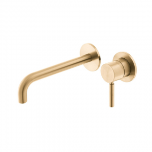 Vado - Origins Wall Mounted Basin Mixer - Brushed Gold