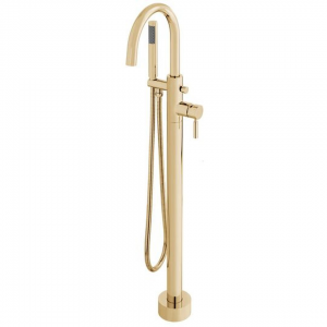 Vado - Origins Freestanding Bath Mixer - Brushed Gold