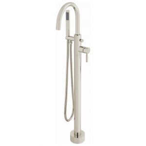 Vado - Origins Freestanding Bath Mixer - Brushed Nickel
