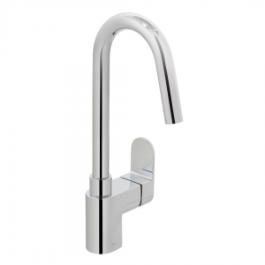 Life Mono Sink Mixer Single Lever Deck Mounted With Swivel Spout Chrome