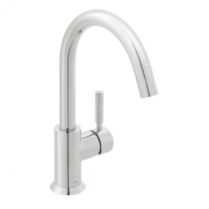 Origins Mono Sink Mixer Single Lever Deck Mounted With Swivel Spout Chrome
