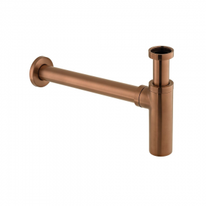 Vado - Round Basin Bottle Trap - Brushed Bronze