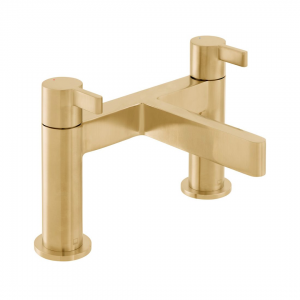 Vado - Edit Piller Mounted Bath Filler - Brushed Gold