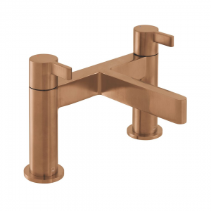 Vado - Edit Piller Mounted Bath Filler - Brushed Bronze