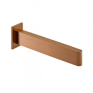 Vado - Edit Wall Mounted Bath Spout - Brushed Bronze