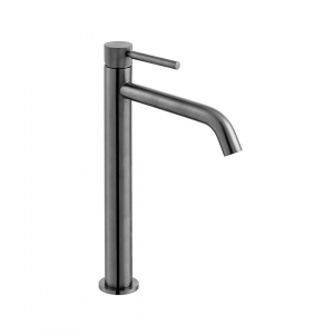 Vado - Origins Knurled Extended Basin Mixer - Brushed Black