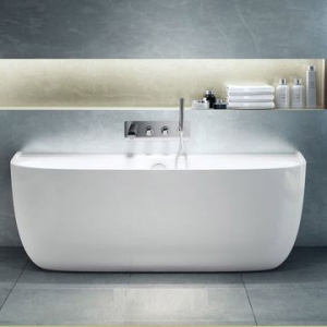 Eldon Freestanding Bath 1749 x 850 x 600mm With Overflow White