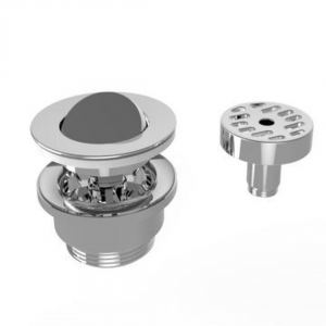 Kit 24C Basin Captive Waste Plug Slotted Chrome