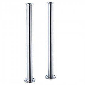 Kit 6C Standpipes For Baths Without Tap Holes Polished Chrome