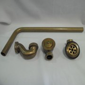 Victorian Side - Solid Brass Bath Outlet System -