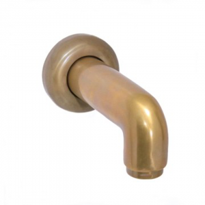 Victorian Side - Wall Mounted Bath Spout - Antique Brass
