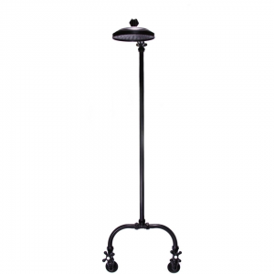 Victorian Side - large Exposed Shower Mixer - Matt Black
