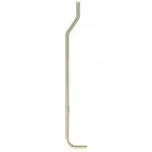 Victorian Side Vicside Flush Pipe High Level Brass