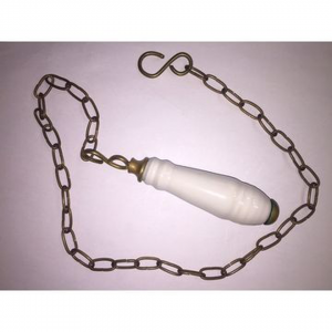 Victorian Side Vicside Cistern Pull Chain White