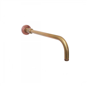 Victorian Side - Shower Arm 450mm - Antique Brass