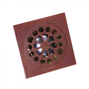 Victorian Side - Shower Waste   - Aged Copper