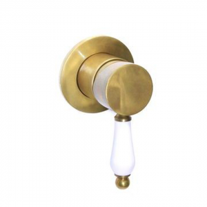 Victorian Side - Single Lever Mixer - Antique Brass