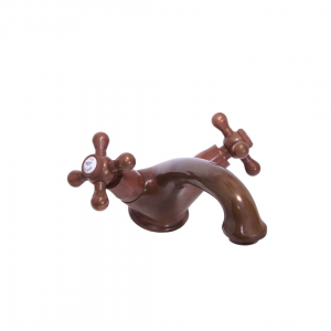 Victorina Side - Victoriana Basin Mixer - Aged Copper