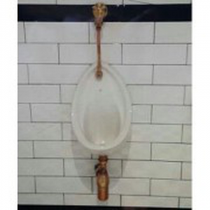 Vaal urinal wall-hung complete CUSTOM FINISH