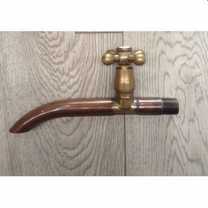 Wall Mounted Stopcock And Spout 15mm Bibtap