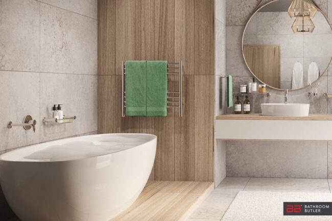 Bathroom Butler - Heated Rails